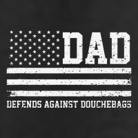 Dad Defends Against Douchebags Apparel Father Day Quote Adult Drive Performance Visor