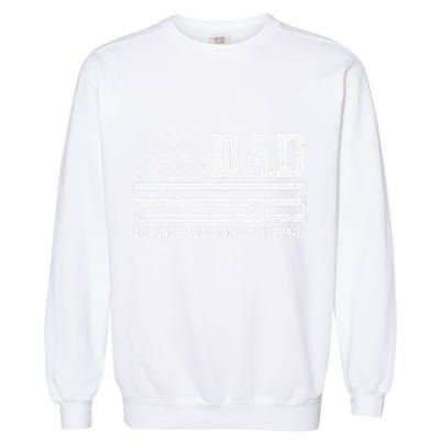 Dad Defends Against Douchebags Apparel Father Day Quote Garment-Dyed Sweatshirt