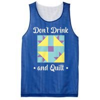 DonT Drink And Quilt Mesh Reversible Basketball Jersey Tank