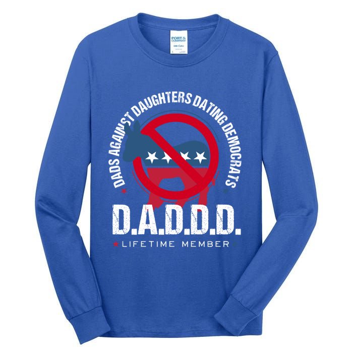 Daddd Dads Against Daughters Dating Democrats Gift Tall Long Sleeve T-Shirt