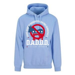 Daddd Dads Against Daughters Dating Democrats Gift Unisex Surf Hoodie