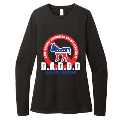 Daddd Dads Against Daughters Dating Democrats Gift Womens CVC Long Sleeve Shirt