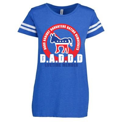 Daddd Dads Against Daughters Dating Democrats Gift Enza Ladies Jersey Football T-Shirt