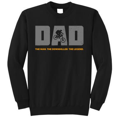 Downhill Dad And Downhill Mountain Biking For Downhill Sweatshirt