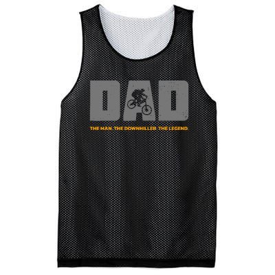 Downhill Dad And Downhill Mountain Biking For Downhill Mesh Reversible Basketball Jersey Tank