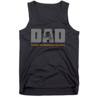 Downhill Dad And Downhill Mountain Biking For Downhill Tank Top