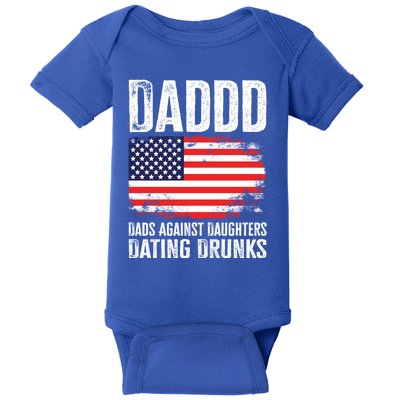 Daddd Dads Against Daughters Dating Drunks Great Gift Baby Bodysuit