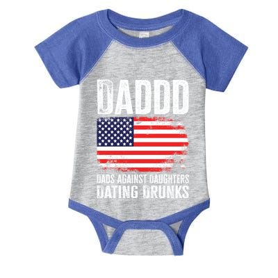 Daddd Dads Against Daughters Dating Drunks Great Gift Infant Baby Jersey Bodysuit