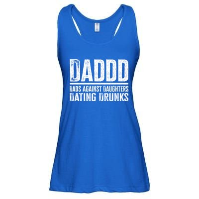 Daddd Dads Against Daughters Dating Drunks Gift Ladies Essential Flowy Tank