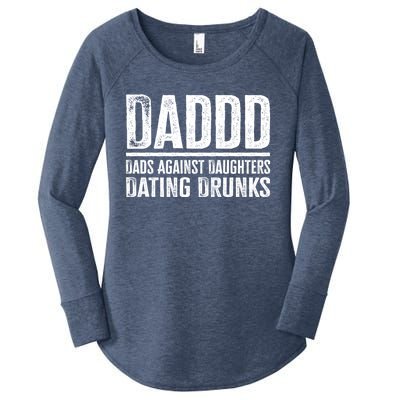 Daddd Dads Against Daughters Dating Drunks Gift Women's Perfect Tri Tunic Long Sleeve Shirt