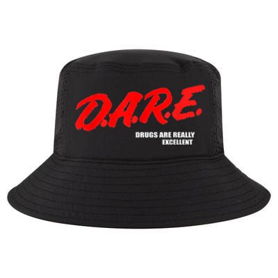 DARE Drugs Are Really Excellent Humor Funny Meme Cool Comfort Performance Bucket Hat