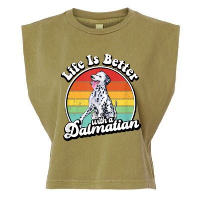 Dalmatian Garment-Dyed Women's Muscle Tee