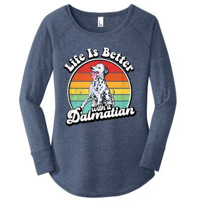 Dalmatian Women's Perfect Tri Tunic Long Sleeve Shirt