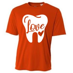 Dentist Dental Assistant Valentines Day Love Gift Cooling Performance Crew T-Shirt