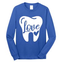 Dentist Dental Assistant Valentines Day Love Gift Long Sleeve Shirt