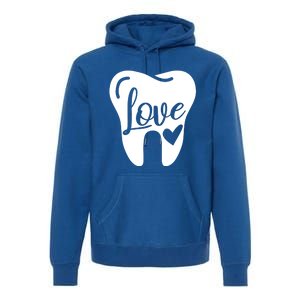 Dentist Dental Assistant Valentines Day Love Gift Premium Hoodie