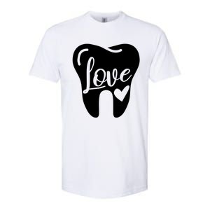 Dentist Dental Assistant Valentines Day Love Gift Softstyle CVC T-Shirt