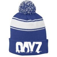 Dayz Stripe Pom Pom Beanie