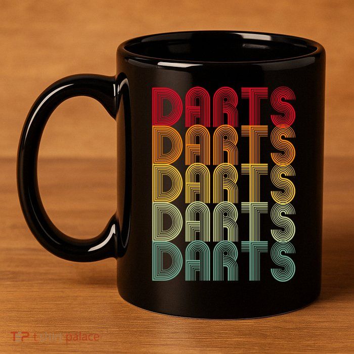 Darts 11oz C Handle Ceramic Mug