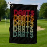 Darts Golf Towel
