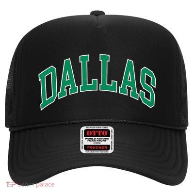 Dallas High Crown Mesh Back Trucker Hat