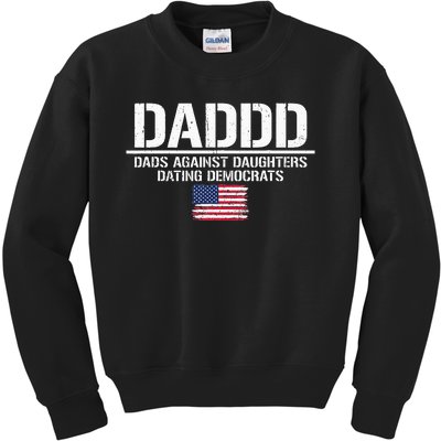 Daddd Dads Against Daughters Dating Democrats Kids Sweatshirt