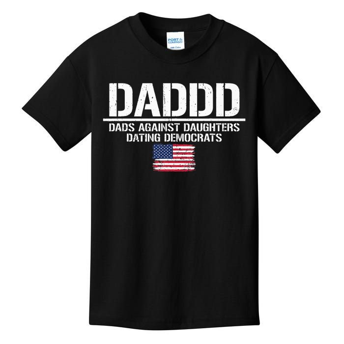 Daddd Dads Against Daughters Dating Democrats Kids T-Shirt