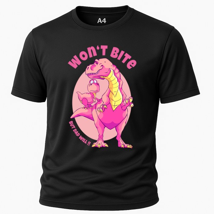 Dinosaur Dino And Daddysaurus Trex Funny Gift Performance Shirt