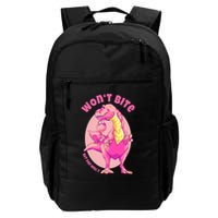 Dinosaur Dino And Daddysaurus Trex Funny Gift Backpack