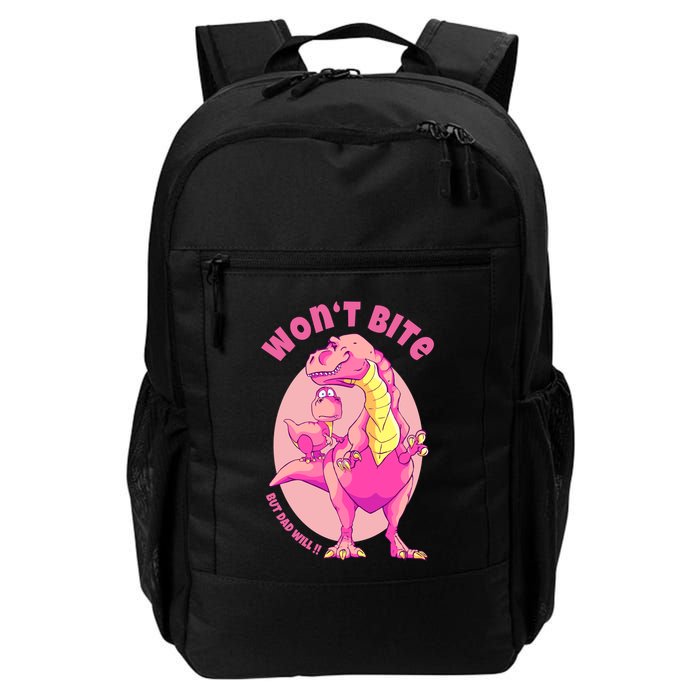 Dinosaur Dino And Daddysaurus Trex Funny Gift Backpack