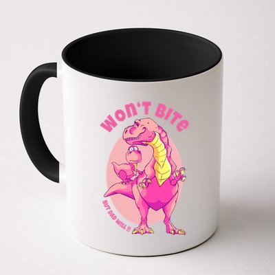 Dinosaur Dino And Daddysaurus Trex Funny Gift Mug