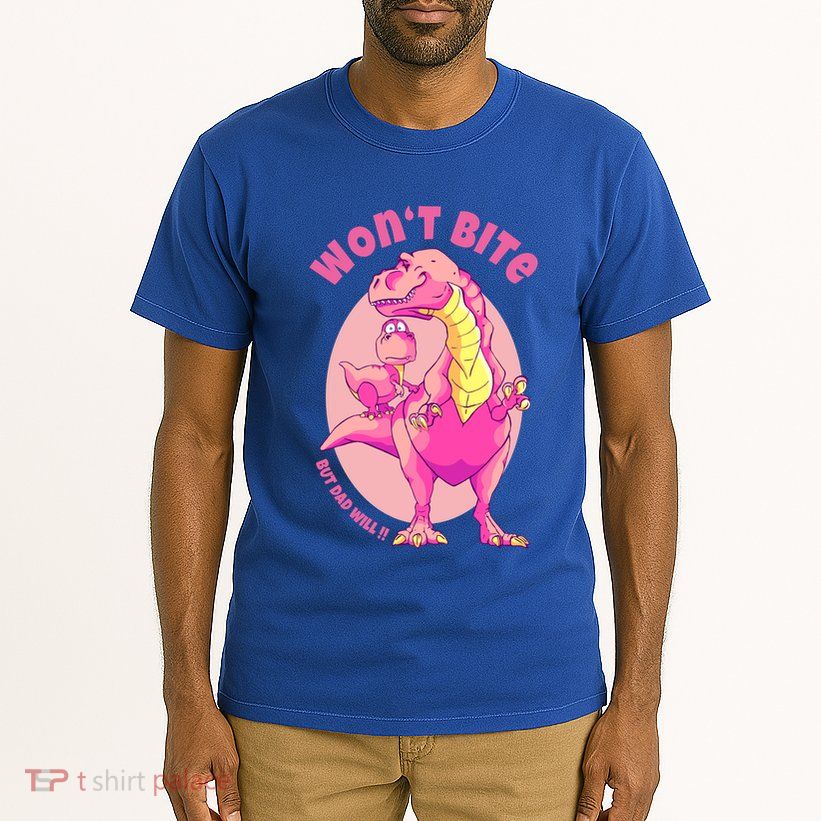 Dinosaur Dino And Daddysaurus Trex Funny Gift Tall T-Shirt