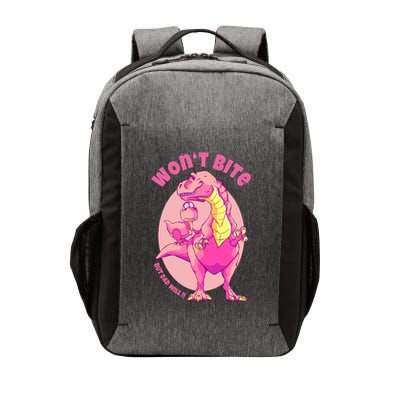 Dinosaur Dino And Daddysaurus Trex Funny Gift Vector Backpack