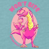 Dinosaur Dino And Daddysaurus Trex Funny Gift Sueded Cloud Jersey T-Shirt