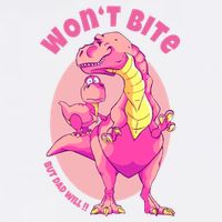Dinosaur Dino And Daddysaurus Trex Funny Gift Garment-Dyed Sweatshirt