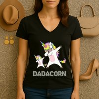 Dadacorn Women's V-Neck T-Shirt