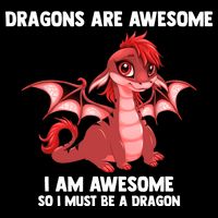 Dragons Dragons Are Awesome I'm A Dragon Girls Backpack