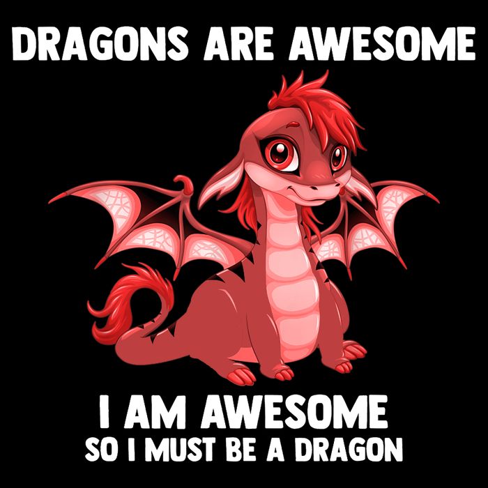 Dragons Dragons Are Awesome I'm A Dragon Girls Backpack