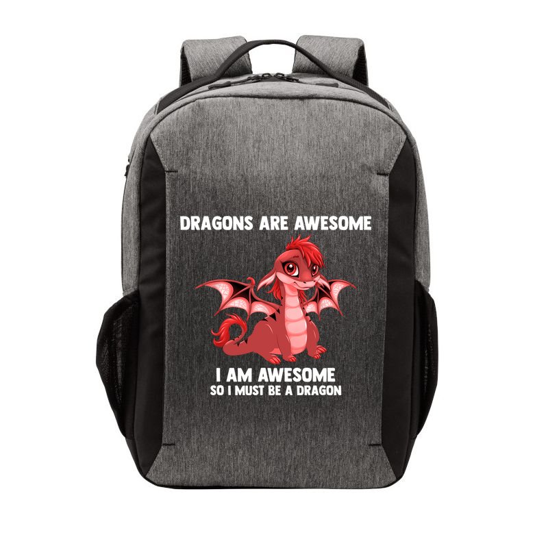 Dragons Dragons Are Awesome I'm A Dragon Girls Vector Backpack
