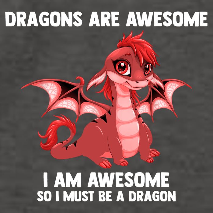 Dragons Dragons Are Awesome I'm A Dragon Girls Vector Backpack