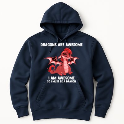 Dragons Dragons Are Awesome I'm A Dragon Girls Hoodie