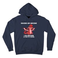 Dragons Dragons Are Awesome I'm A Dragon Girls Hoodie