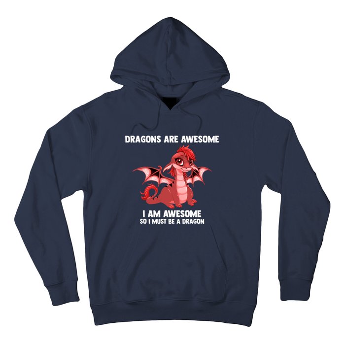 Dragons Dragons Are Awesome I'm A Dragon Girls Hoodie