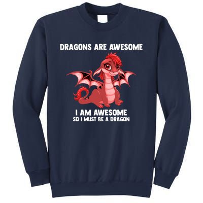 Dragons Dragons Are Awesome I'm A Dragon Girls Sweatshirt