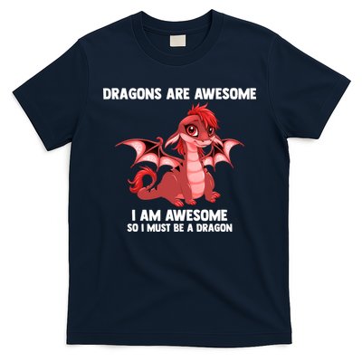 Dragons Dragons Are Awesome I'm A Dragon Girls T-Shirt