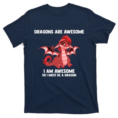 Dragons Dragons Are Awesome I'm A Dragon Girls T-Shirt