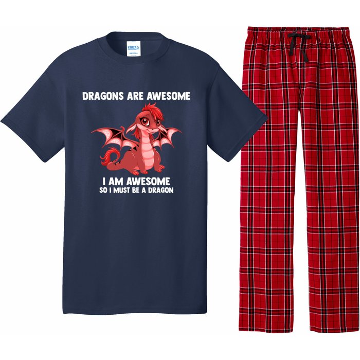 Dragons Dragons Are Awesome I'm A Dragon Girls Pajama Set