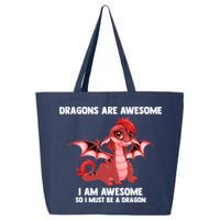 Dragons Dragons Are Awesome I'm A Dragon Girls 25L Jumbo Tote