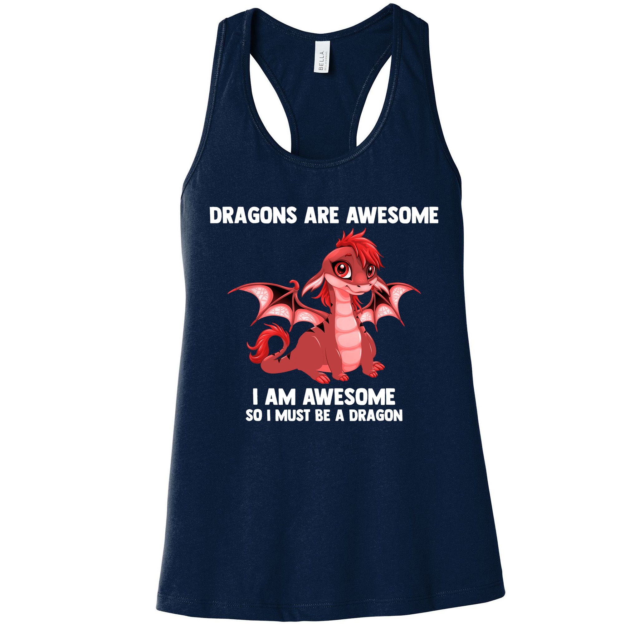 Dragons Dragons Are Awesome I'm A Dragon Girls Womens Tank Top