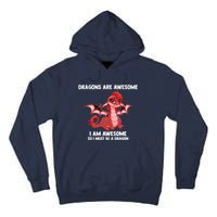 Dragons Dragons Are Awesome I'm A Dragon Girls Tall Hoodie